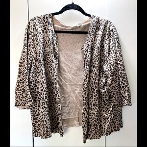 Leopard Print Cardigan